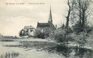 Geltower Kirche - Ansicht vom Wasser